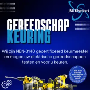 JRS Gereedschapskeuring NEN 3140
